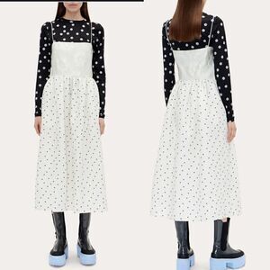 Stine Goya Midi Dress Womens Medium Retro Cottagecore Indie Sleaze Scandinavian